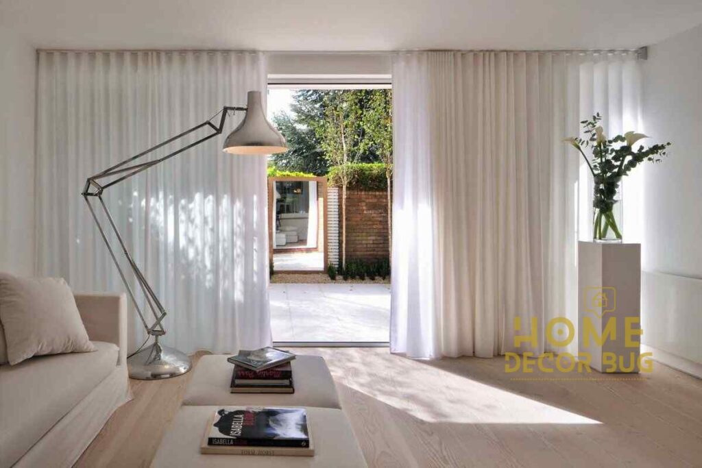 how to cover entire wall with curtains